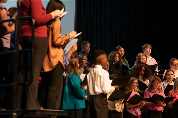 2023 All County Chorus Students Performing
